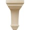 Ekena Millwork 4"W x 4 3/4"D x 8"H Small Jefferson Wood Corbel, Rubberwood CORW04X04X08JERW - alternate 2